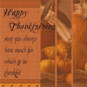 Happy Thanksgiving